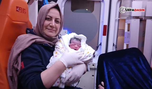 Müslüm Bebek, Şanlıurfa'da Yoğun Kar Altında Ambulansta Doğdu