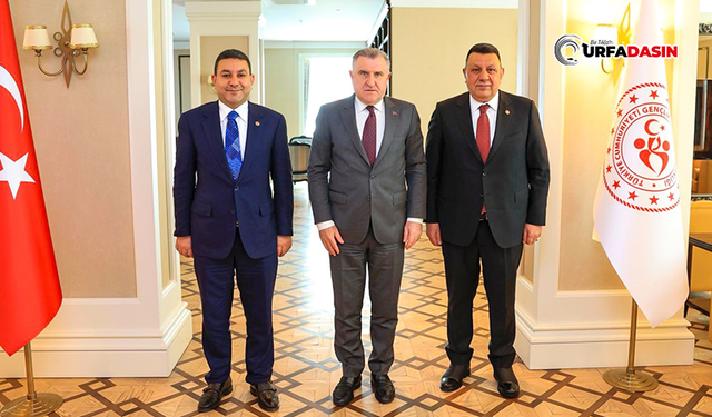 Vekil Özyavuz ve Başkan Özyavuz, Gençlik ve Spor Bakanı Bak İle Görüştü