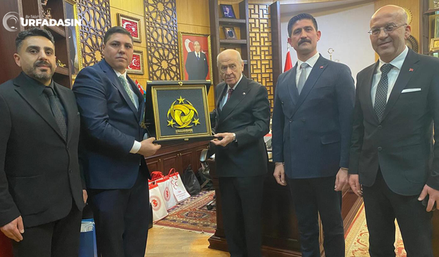 Trakya Şanlıurfalılar Derneğinden MHP Lideri Bahçeli'ye Ziyaret