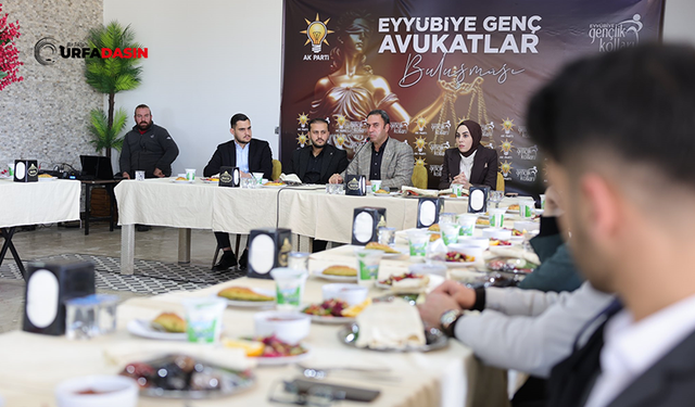 AK Parti Eyyübiye Genç Avukatlar Buluşması Gerçekleştirildi