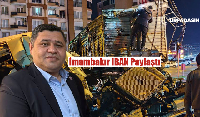 Şanlıurfa Şoförler Odası, Trafik Kazası Geçiren Üyesi İçin IBAN Verip Yardım Kampanyası Başlattı