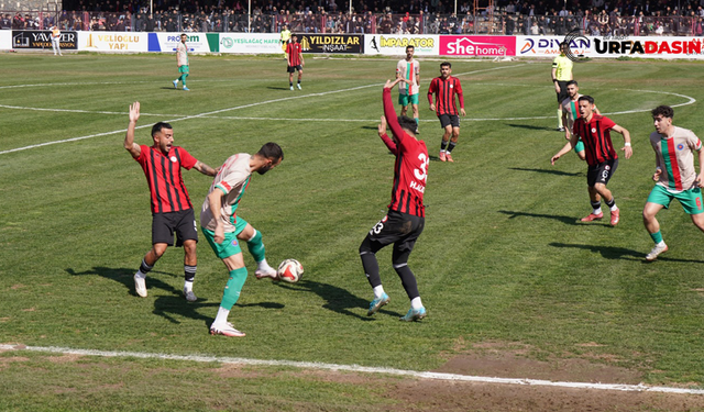 Siverek Belediyespor Kendi Sahasında Diyarbakır İle 0-0 Berabere Kaldı