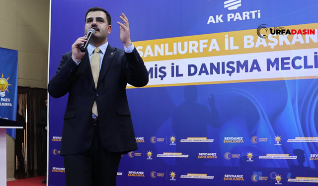 AK Parti Genel Sekreteri Eyyüp Kadir İnan Şanlıurfa’da CHP’ye Yüklendi
