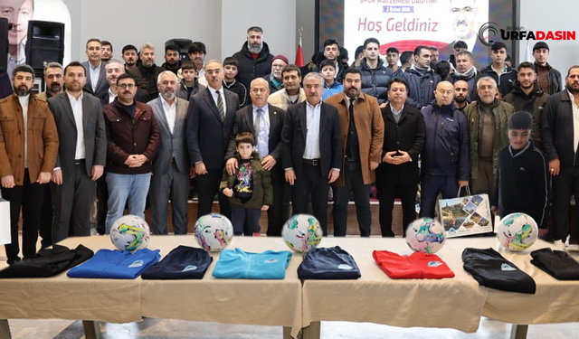 Şanlıurfa Amatör Spor Kulüplerine İlk Kez Böylesi Bir Malzeme Desteği Verildi
