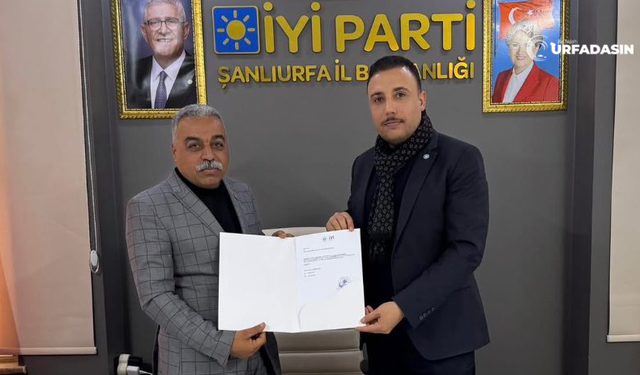 İYİ Parti Ceylanpınar İlçe Başkanlığına Mehmet Gül Atandı