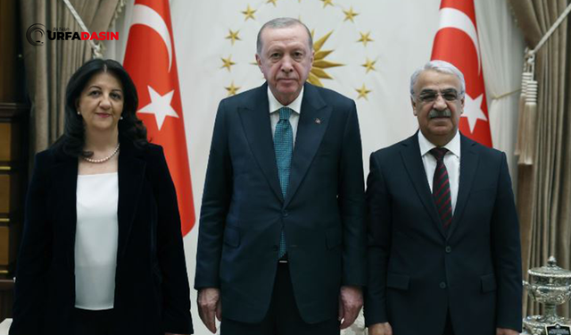 Cumhurbaşkanı Erdoğan, İmrali Heyetindeki Şanlıurfa Milletvekili Sancar'ı Kabul Etti