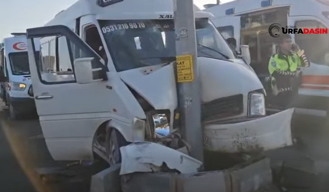 Şanlıurfa Birecik’te Tarım İşçilerini Taşıyan Minibüs Kaza Yaptı Çok Sayıda Yaralı Var