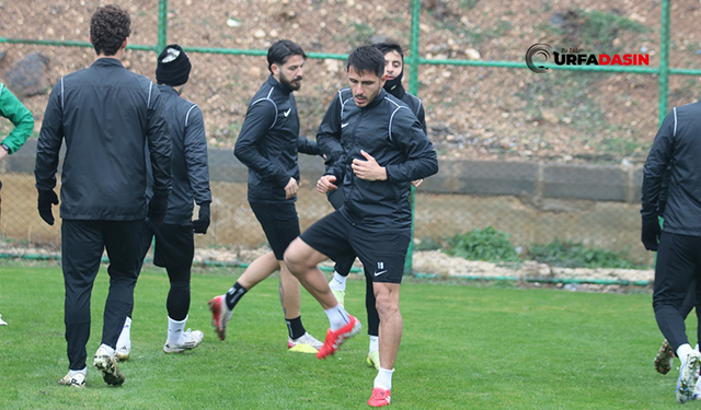 Şanlıurfaspor,  İskenderunspor Maçına Hazırlıklarını Yağmur Altında Tamamladı