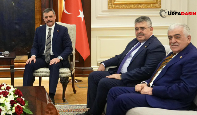 İçişleri Bakanı Mustafa Çiftçi'ye Urfa Eski Emniyet Müdüründen Hayırlı Olsun Ziyareti