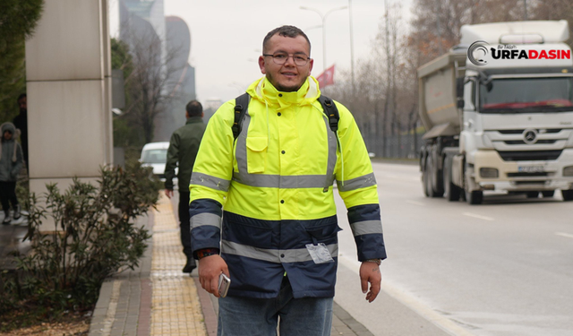 Şanlıurfa'dan geçip Suriye Sınırına Ulaştı, Yürüyerek Umreye Gidiyor