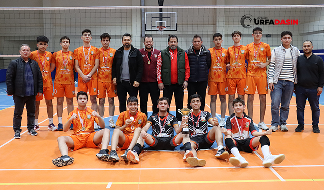 Şanlıurfa Yıldız Erkekler Voleybol Yerel Ligi'nde Şampiyon Belli Oldu