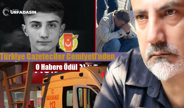 Şanlıurfalı Gazeteci Ali Leylak'a, Televizyon Haberi Dalında Ödül