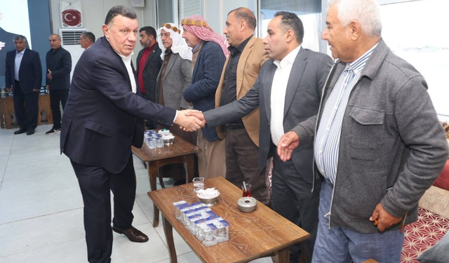 Harran'da Cumhur Odasında Bayramlaştı