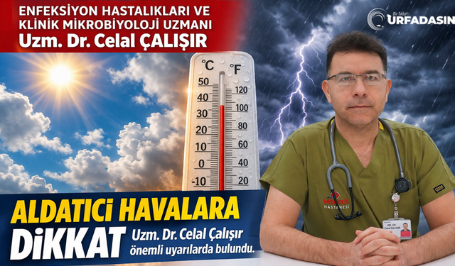 Şanlıurfa’da "Aldatıcı" Havalara Dikkat! Uzm. Dr. Celal Çalışır’dan Vücudunuza "Adaptasyon" Reçetesi