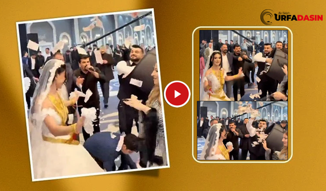 Şanlıurfa'da Bak Ne Güzel Bir Düğün Kilo Kilo Altın Takmış Bu Gelin