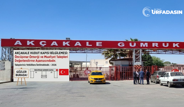 Öncüpınar Sınır Kapısında Düzenleme Yapıldı Gözler Akçakale Sınır Kapısına Çevrildi