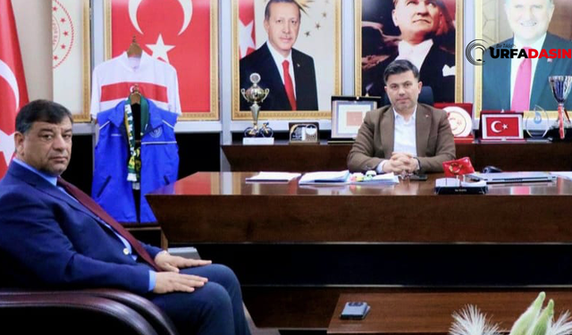 Halil Aslan, Şanlıurfa İl Gençlik Spor Müdürüyle Gençliğe Yapılan Yatırımları Görüştü