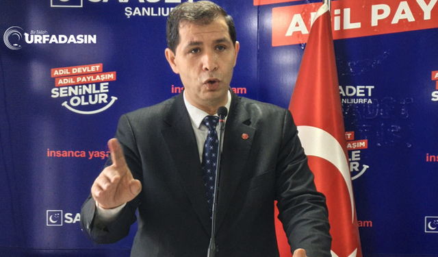 Saadet Partisi Şanlıurfa İl Başkanı Halil Yiğit: Afetlerden Ders Çıkartmak Lazım