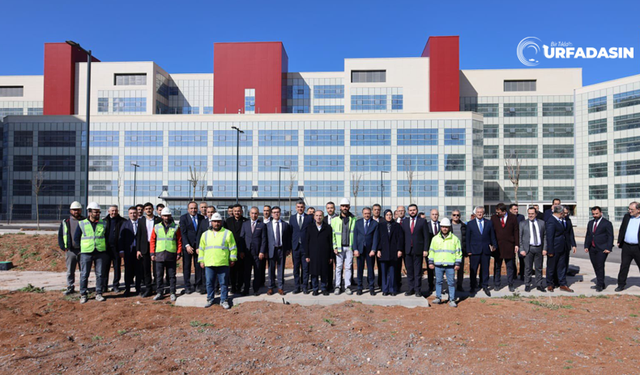 Şanlıurfa Şehir Hastanesi İnşaat Alanında İnceleme