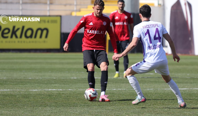 Karaköprü Belediyespor, Hacettepe Deplasmanında 1-1 Berabere Kaldı