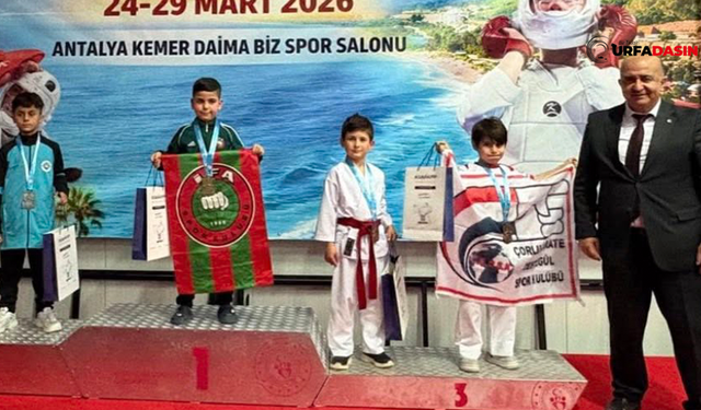 Şanlıurfalı Minik Karateciler Türkiye Şampiyonası’nda Zirveye Oynadı