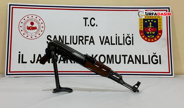 Şanlıurfa'da Kaleşnikof Tüfek Ele Geçirildi: 1 Gözaltı