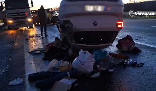 Şanlıurfa Birecik Yolunda Kaza: 1 Ölü, 5 Yaralı