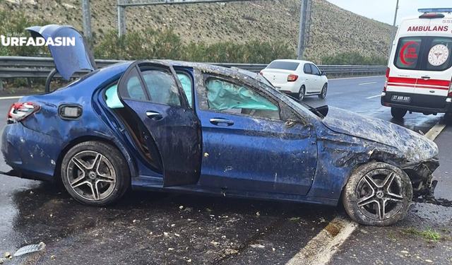 Birecik İle Nizip Arasındaki Otobanda Kaza:2 Yaralı