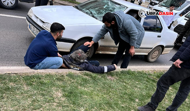 Şanlıurfa'da Otomobilin Çarptığı Yaya, Ağır Yaralandı