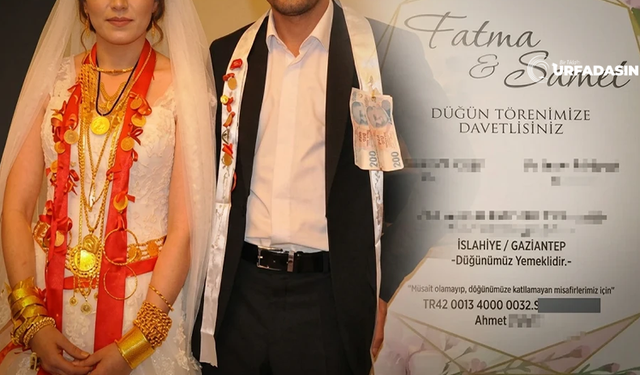 Düğünlerde IBAN Dönemi Başladı