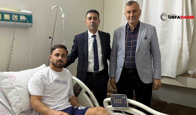 Viranşehir Belediyespor Kaptanına Kulüp Başkanından Moral Ziyareti