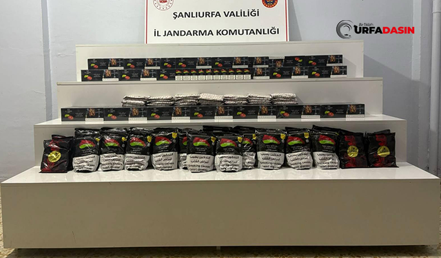 Şanlıurfa'da Kaçak Nargile Tütünü Ele Geçirildi: 1 Gözaltı