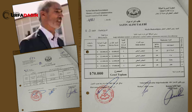 Şanlıurfa’nın Suriye Destek ve Koordinasyon Merkezi Tel Abyad Meclis Başkanı Yolsuzluk Yaptı İddiası