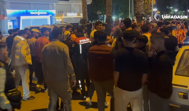 Şanlıurfa’da Galatasaray’ın Şampiyonluk Kutlamalarında Gerginlik