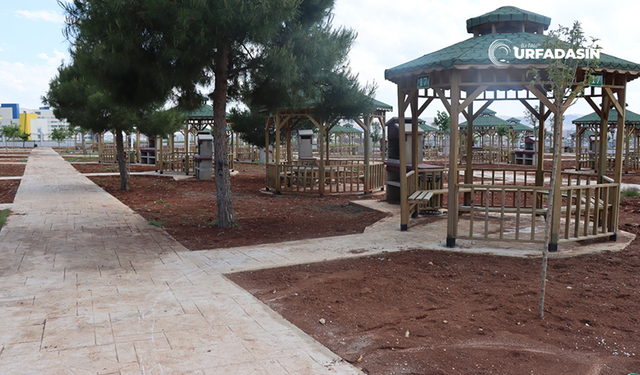Şanlıurfa'da Mangal Yapılacak Yeni Sosyal Tesis Açıldı