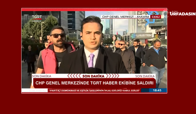 Şanlıurfalı Gazeteci Recep Sait Kahraman İle CHP'liler Arasında Gerginlik