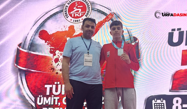 Şanlıurfalı Salih Felhan Karatede Türkiye İkincisi Oldu