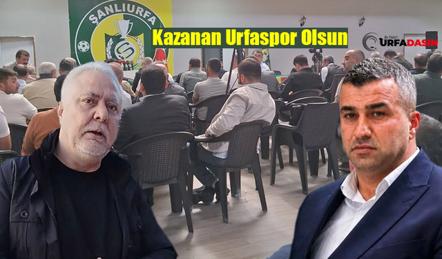 Şanlıurfaspor Kongresi Sancılı Geçiyor, Yarım Saat Ara Verildi