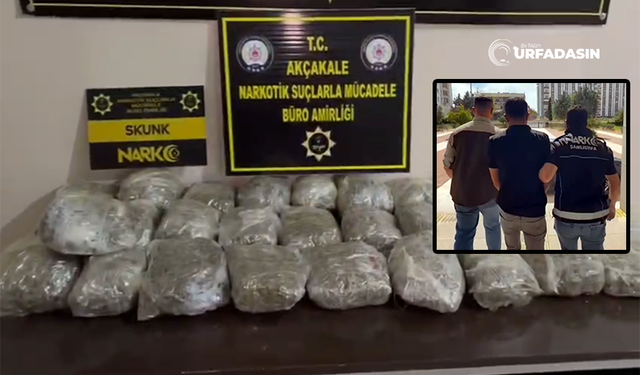 Şanlıurfa'da 10 Bin Kişiyi Zehirleyecekti: 10 Kilogram Skunkla Yakalandı