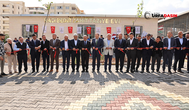 Karaköprü'de Taziye Evi Düzenlenen Törenle Açıldı