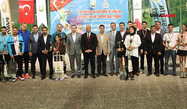 Şanlıurfa’da 19 Mayıs Tenis Turnuvası Ödül Töreniyle Son Buldu