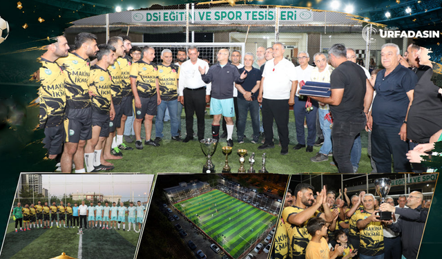 Şanlıurfa'da DSİ Futbol Turnuvasında Şampiyon Belli Oldu