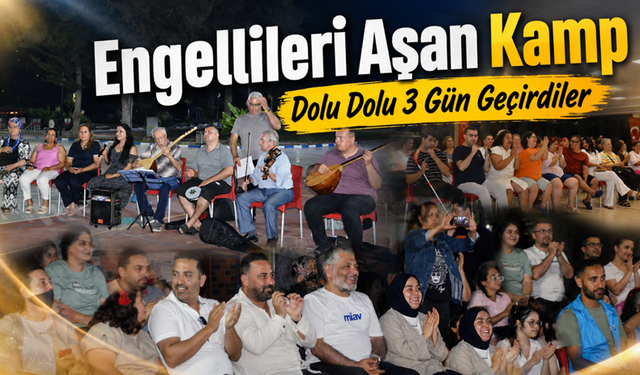 Şanlıurfa Görme Engelliler, Mersin'de Kamp Yaptı