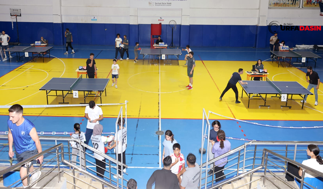 Viranşehir'de Masa Tenisi Heyecanı Başladı: 192 Sporcu Raket Sallıyor