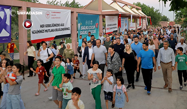 Şanlıurfa Sağlık İçin Bir Arada: Binlerce Kişiye Sağlıklı Yaşam Etkinliği