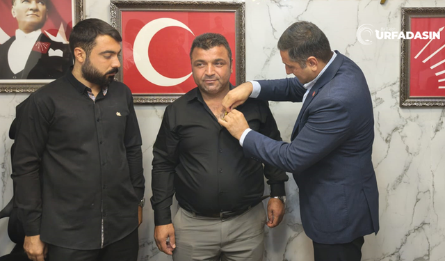 CHP Şanlıurfa İl Başkanlığı'nda Eyyübiye'den Üye Katılımı