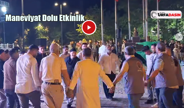 Şanlıurfa Birecik'te Rufailerden Aşure ve Zikir Programı