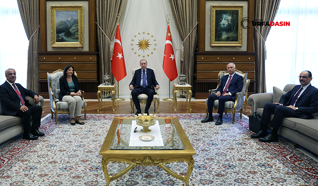 Cumhurbaşkanı Erdoğan, Şanlıurfa Milletvekilinin Yer Aldığı İmralı Heyetini Kabul Etti