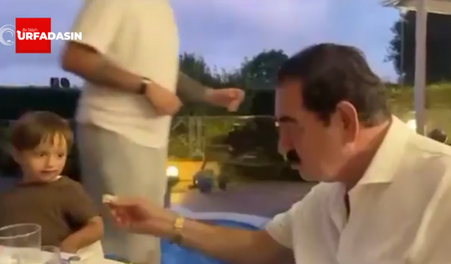 İbo, Torunu İbo'nun Karnını Doyuruyor