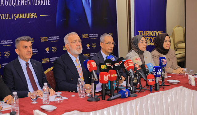 AK Parti Grup Başkanvekili Yenişehirlioğlu, Urfa'da Terörsüz Türkiye Sürecini Değerlendirdi